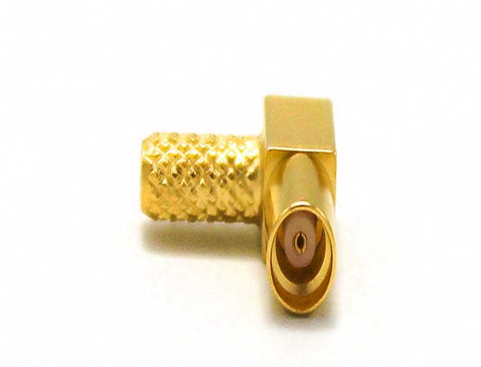 img 1 of MMCX 母头直角射频同轴连接器，适用于 RG 316 电缆