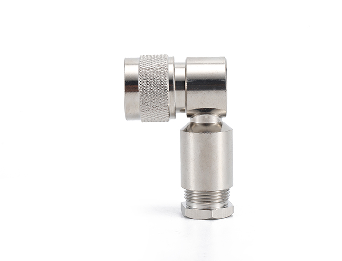 用于 RG 213 电缆射频同轴连接器的 N 型公头直角夹