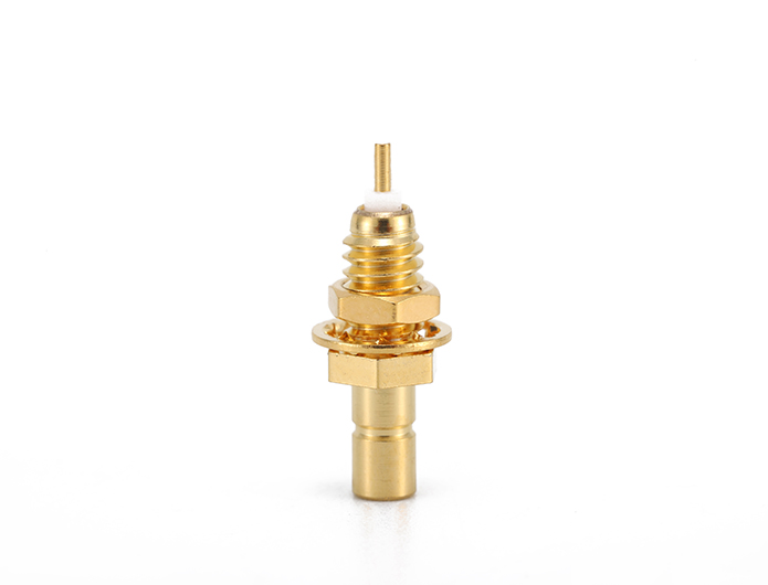 SMB 公头隔板射频同轴连接器