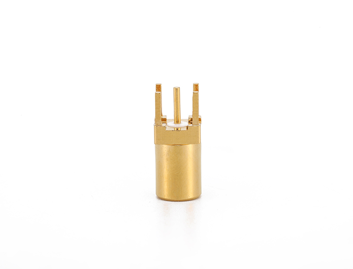 SMB母头直式射频同轴连接器，PCB安装