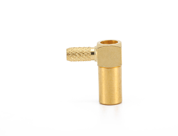 SSMB 母头直角连接器，适用于 RG316 电缆