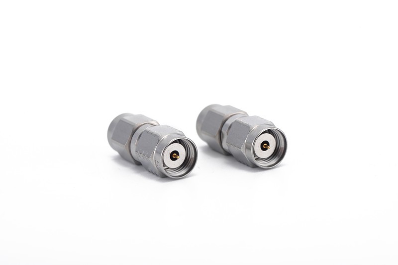 img 1 of 1.85mm公头转2.92mm公头精密射频同轴适配器