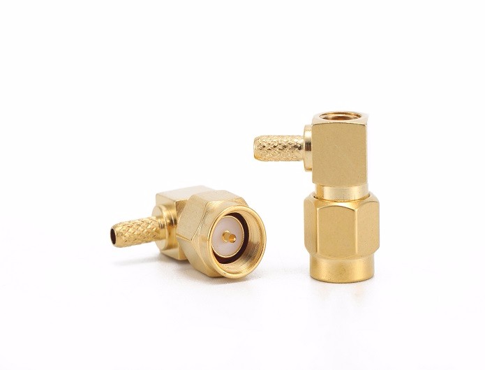 img 1 of 用于RG316/RG174/LMR100电缆的SMA公头直角连接器