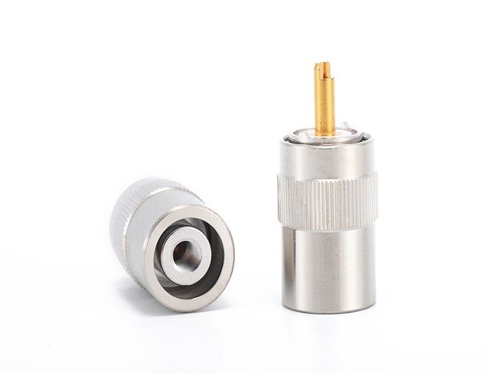 img 1 of 用于 RG 58 电缆的 UHF 公头旋入式射频同轴连接器