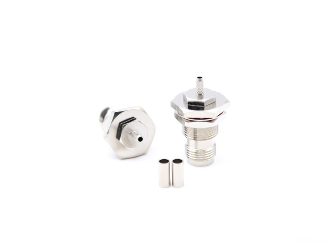 img 1 of 适用于RG316电缆的TNC母头射频连接器，压接式