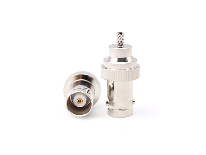 img 1 of 用于 RG316 电缆压接的 BNC 母头射频连接器