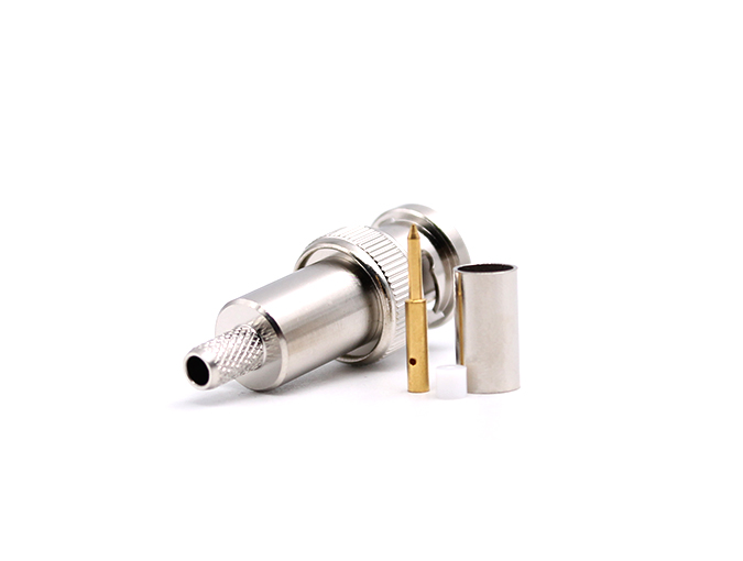 适用于RG58/LMR195电缆的MHV公头连接器