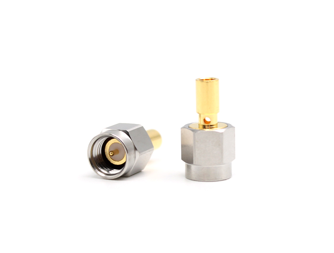 用于 .086/RG405 电缆的 SMA 公头射频连接器