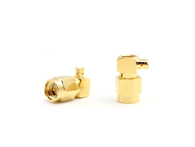 射频连接器 SMA 公头直角 .086/RG405 电缆