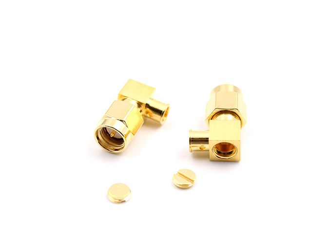 用于 .141 电缆射频连接器的 SMA 公头直角连接器