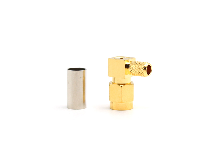 用于RG142电缆的SMA公头RA连接器