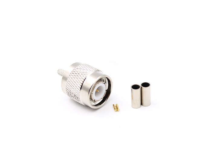 射频同轴连接器 TNC 公头连接器，适用于 RG174 电缆...