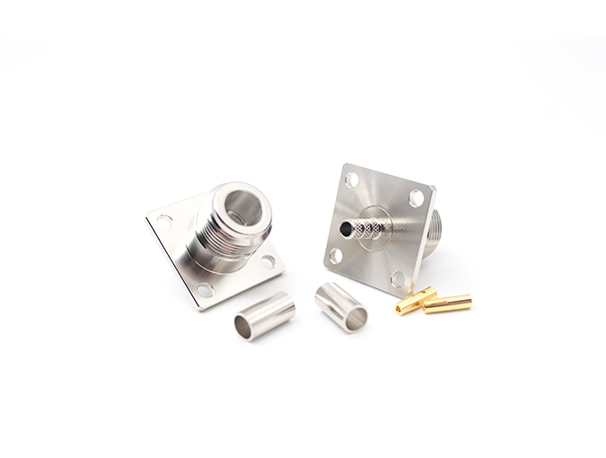 用于RG58电缆的N型母法兰连接器