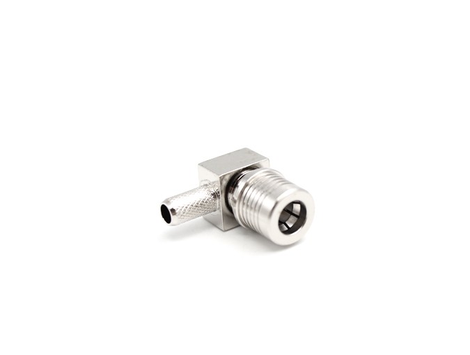 img 1 of RF连接器QMA公头直角，用于LMR200电缆压接