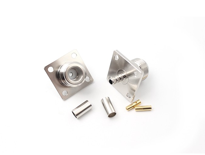 img 1 of 用于RG58电缆的N型母法兰连接器
