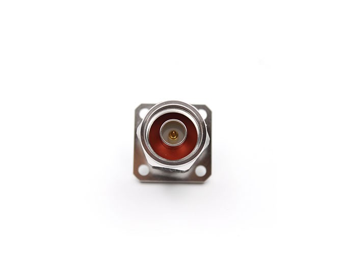 img 1 of N型公头法兰连接器插座