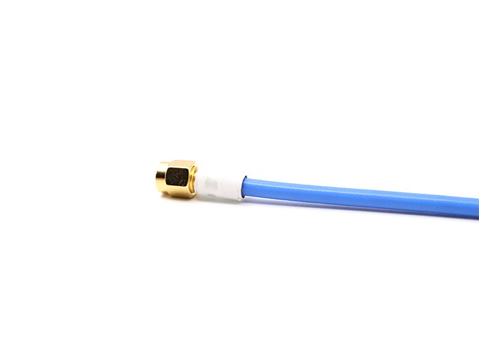 img 1 of 双SMA公头连接器，带141号线缆，线缆长度520mm，线缆组件