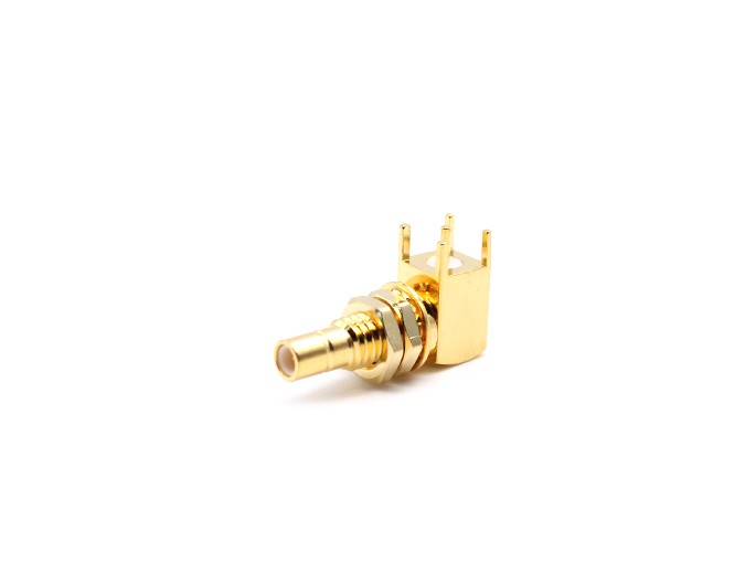 img 2 of 用于PCB的SMB公头隔板直角连接器