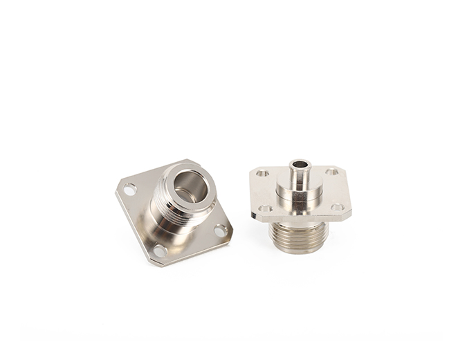 适用于RG141/RG402电缆的N型母法兰射频连接器