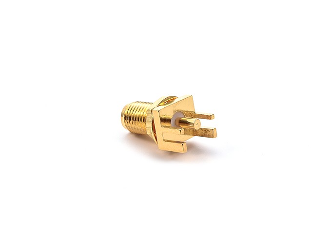 img 1 of 用于PCB安装连接器的SMA母头隔板接头