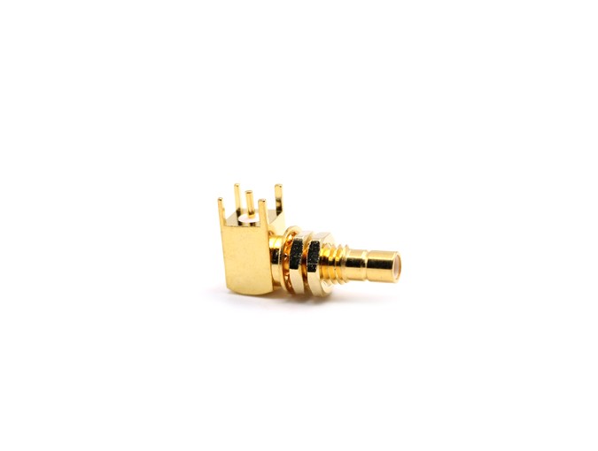 img 1 of 用于PCB的SMB公头隔板直角连接器