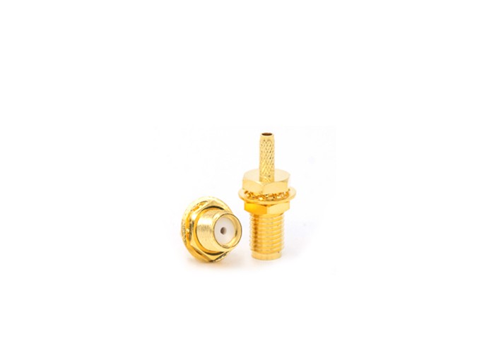 img 1 of 用于RG316电缆的SMA母头隔板连接器