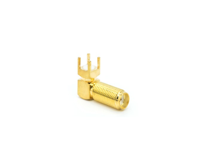 img 2 of 用于PCB的SMA母头隔板直角连接器