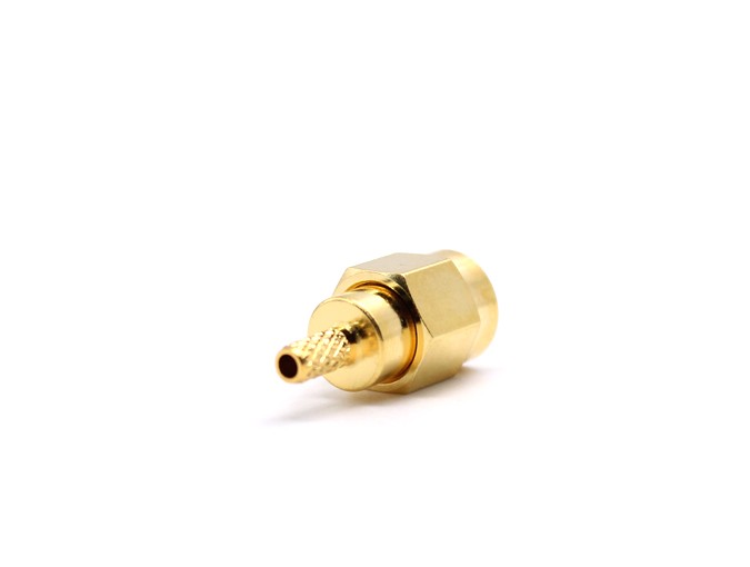 img 2 of 反极性 SMA 公头直通连接器，用于 RG174 电缆压接