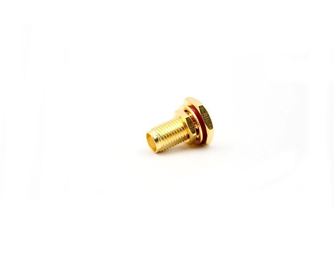 img 2 of 射频连接器 SMA 母头隔板接头，适用于 1.32 电缆