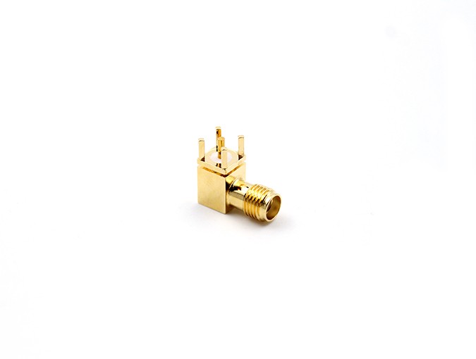 img 2 of 射频连接器 SMA 母头直角 PCB 安装