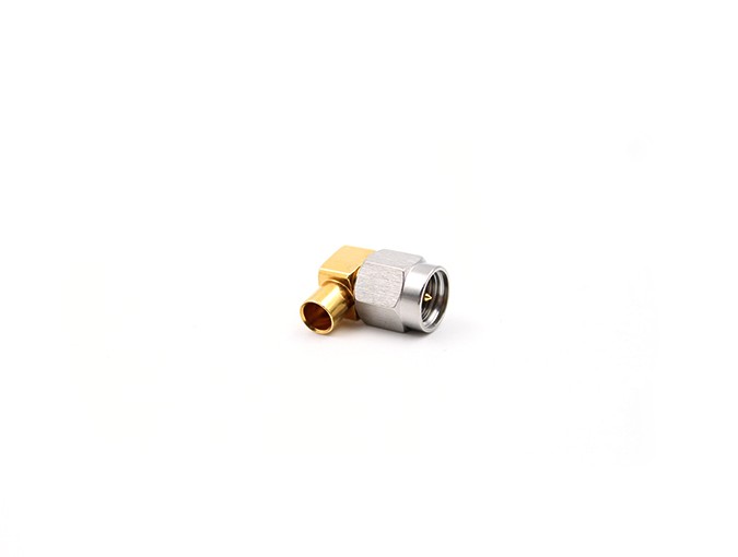 img 2 of 射频连接器 SMA 公头直角，适用于 141 电缆