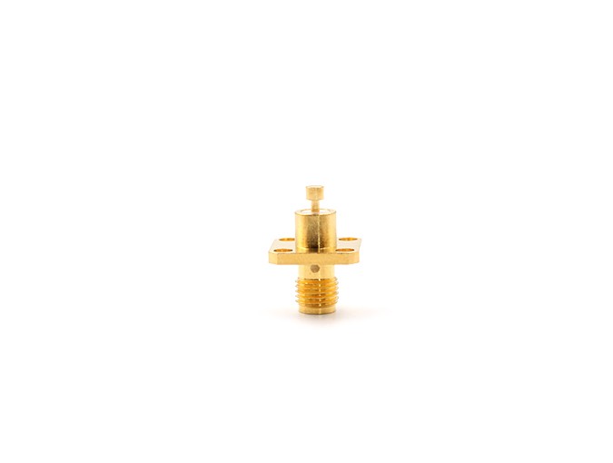 img 1 of 用于端子的SMA母头4孔法兰连接器
