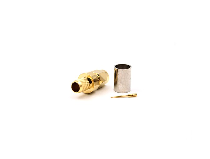 img 2 of 75Ω射频连接器SMA公头，适用于RG6电缆