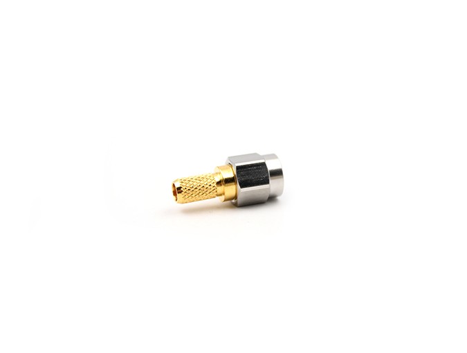 img 2 of 射频连接器不锈钢SMA公头，适用于RG233电缆压接