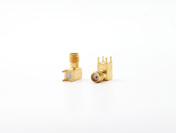 img 2 of 射频连接器 SMA 母头直角 PCB 安装