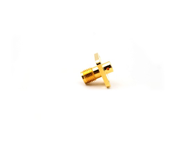 img 1 of 用于RG141/RG402电缆的SMA母头法兰射频连接器