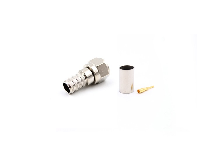 img 1 of 5D-FB 电缆用 F 型公头射频连接器，压接式