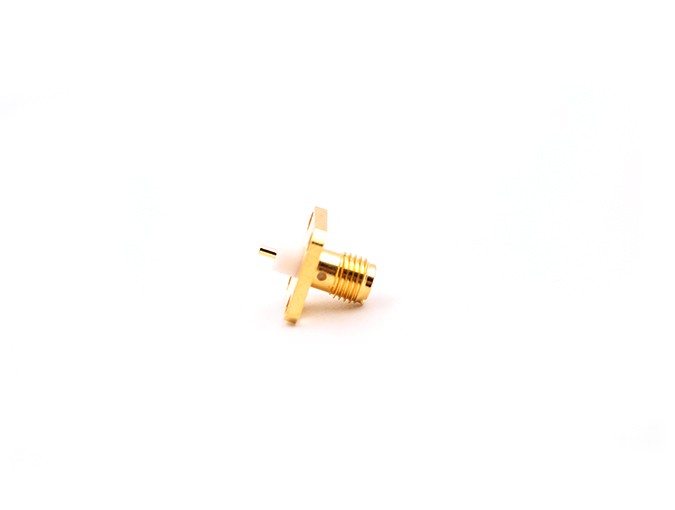 img 1 of 用于端子的SMA母头4孔法兰连接器