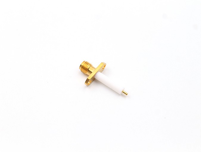 img 1 of 用于端子的SMA母头2孔法兰连接器