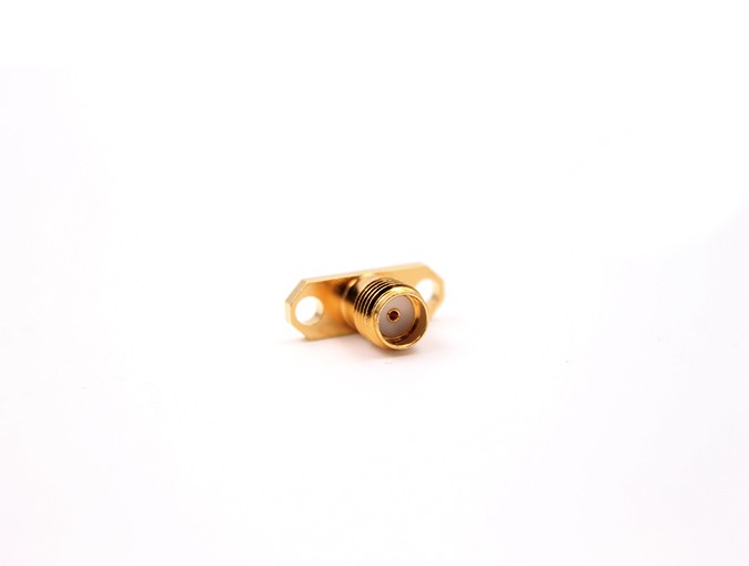 img 1 of 用于端子的SMA母头2孔法兰连接器