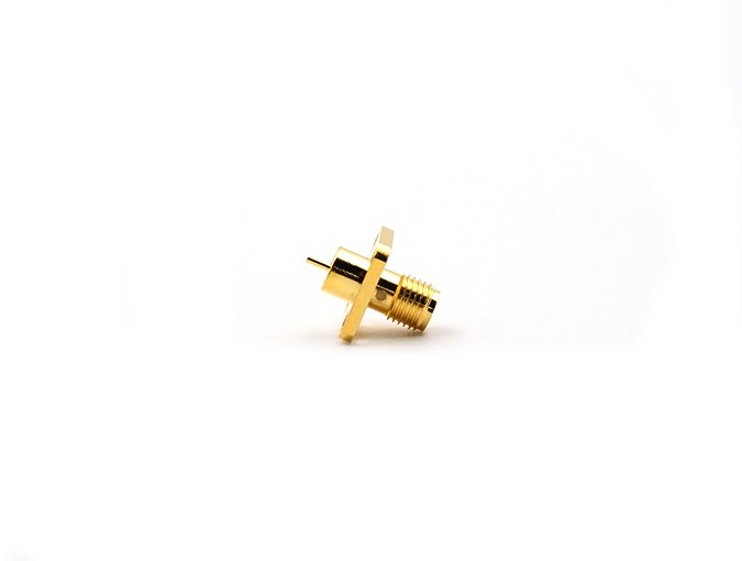 img 1 of 用于端子的SMA母头4孔法兰连接器