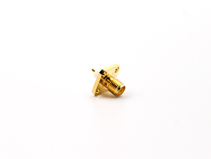 img 2 of 射频连接器 SMA 母头法兰安装