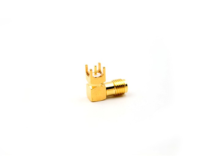img 2 of 射频连接器 SMA 母头 直角 PCB 安装