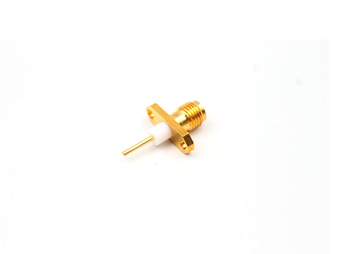 img 2 of 射频连接器 SMA 母头法兰安装