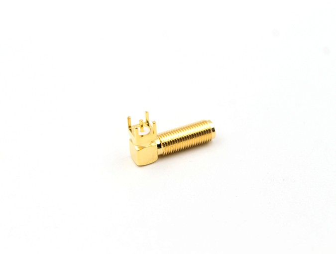 img 2 of SMA射频连接器母头隔板直角PCB安装