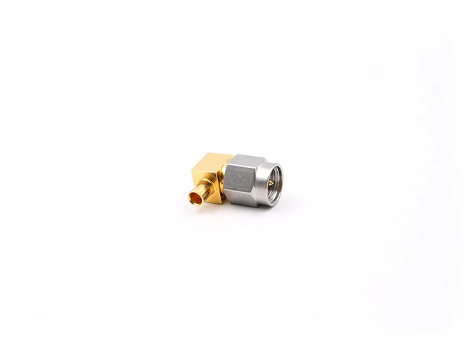 img 1 of 射频连接器，不锈钢SMA公头直角，适用于086/RG405电缆
