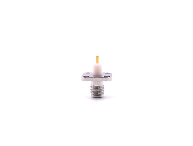 img 1 of 用于端子的SMA母头4孔法兰连接器