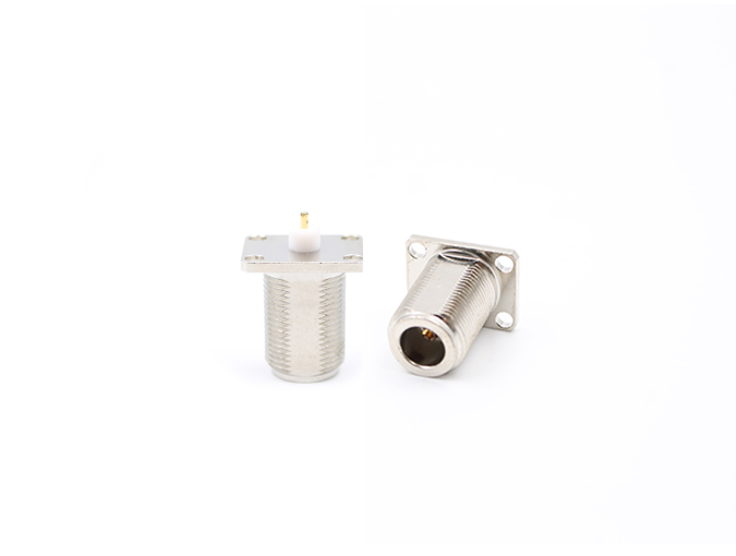 img of 射频连接器 N 母头隔板法兰安装