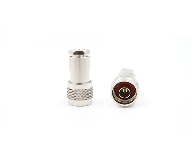 img of 用于 LMR200 电缆的 N 型公头射频连接器，带夹子