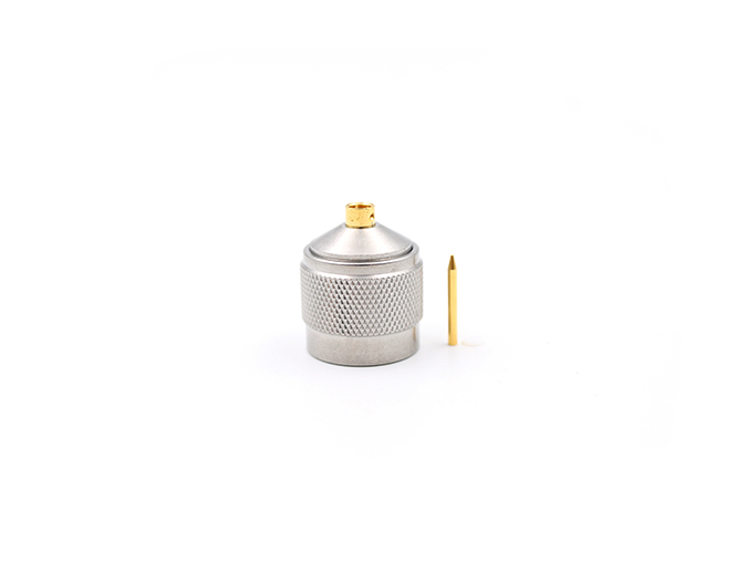 img of 射频连接器 N 型公头不锈钢连接器，适用于 141/RG141 电缆